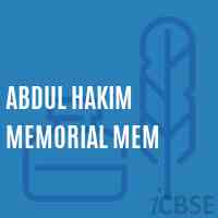 Abdul Hakim Memorial Mem Middle School Logo