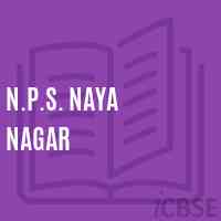 N.P.S. Naya Nagar Primary School Logo