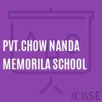 Pvt.Chow Nanda Memorila School Logo