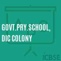 Govt.Pry.School,Dic Colony Logo