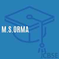 M.S.Orma Middle School Logo