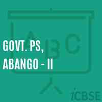 Govt. Ps, Abango - Ii Primary School Logo