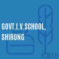 Govt.I.V.School,Shirong Logo