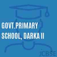 Govt.Primary School, Darka Ii Logo