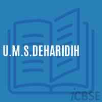 U.M.S.Deharidih Middle School Logo
