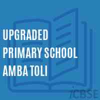 Upgraded Primary School Amba Toli Logo