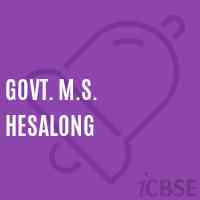 Govt. M.S. Hesalong Middle School Logo