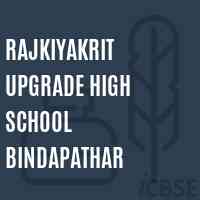 Rajkiyakrit Upgrade High School Bindapathar Logo