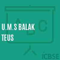 U.M.S Balak Teus Middle School Logo