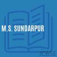 M.S. Sundarpur Middle School Logo