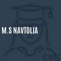 M.S Navtolia Middle School Logo
