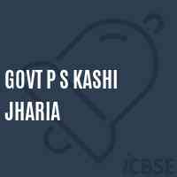Govt P S Kashi Jharia Primary School Logo