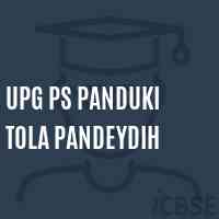 Upg Ps Panduki Tola Pandeydih Primary School Logo
