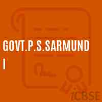 Govt.P.S.Sarmundi Primary School Logo