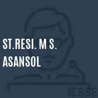 St.Resi. M S. Asansol Primary School Logo