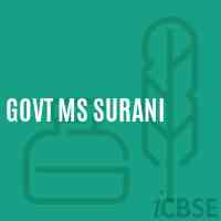 Govt Ms Surani Middle School Logo