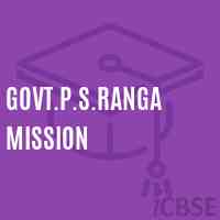 Govt.P.S.Ranga Mission Primary School Logo