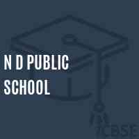 N D Public School Logo