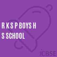 R K S P Boys H S School Logo
