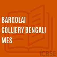 Bargolai Colliery Bengali Mes Middle School Logo