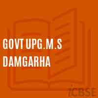 Govt Upg.M.S Damgarha Middle School Logo