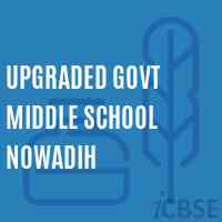 Upgraded Govt Middle School Nowadih Logo