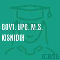Govt. Upg. M.S. Kisnidih Middle School Logo