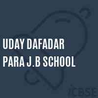 Uday Dafadar Para J.B School Logo