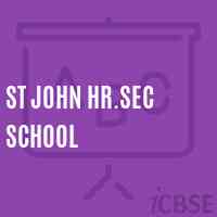St John Hr.Sec School Logo