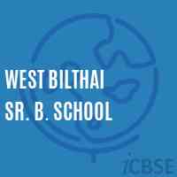 West Bilthai Sr. B. School Logo