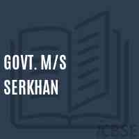Govt. M/s Serkhan School Logo