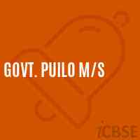 Govt. Puilo M/s School Logo