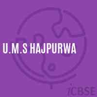 U.M.S Hajpurwa Middle School Logo