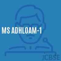 Ms Adhloam-1 Middle School Logo