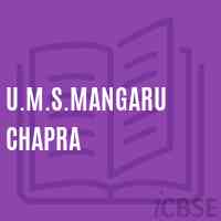 U.M.S.Mangaru Chapra Middle School Logo