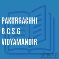 Pakurgachhi B.C.S.G Vidyamandir High School Logo