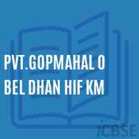 Pvt.Gopmahal O Bel Dhan Hif Km Primary School Logo