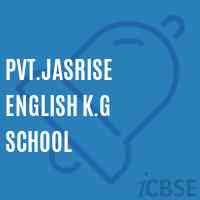Pvt.Jasrise English K.G School Logo
