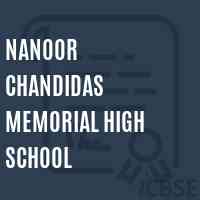 Nanoor Chandidas Memorial High School Logo