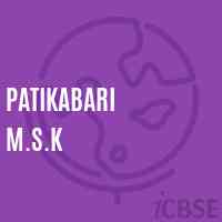 Patikabari M.S.K School Logo