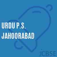 Urdu P.S. Jahoorabad Primary School Logo
