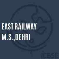 East Railway M.S.,Dehri Middle School Logo