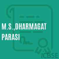 M.S.,Dharmagat Parasi Middle School Logo