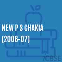 New P S Chakia (2006-07) Primary School Logo