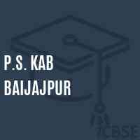 P.S. Kab Baijajpur Primary School Logo