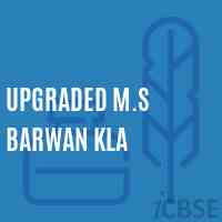 Upgraded M.S Barwan Kla Middle School Logo