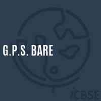 G.P.S. Bare Primary School Logo