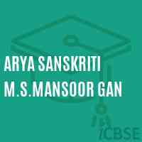 Arya Sanskriti M.S.Mansoor Gan Middle School Logo