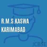 R.M.S.Kaswa Karimabad Middle School Logo