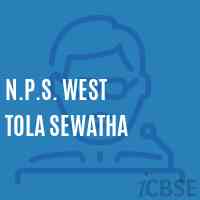 N.P.S. West Tola Sewatha Primary School Logo